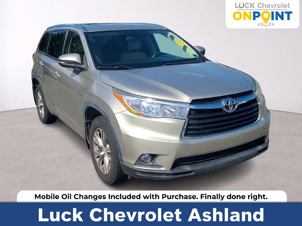 Brown (Beige) 2015 Toyota Highlander SUV / Crossover Front-Wheel Drive Automatic