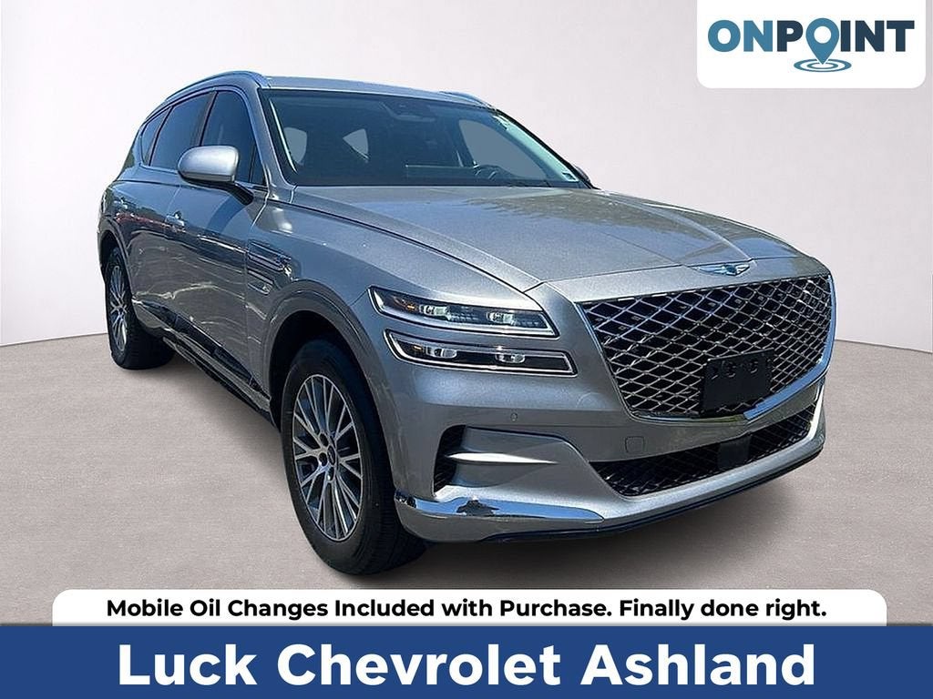 Silver 2021 Genesis GV80 SUV / Crossover Rear-Wheel Drive Automatic
