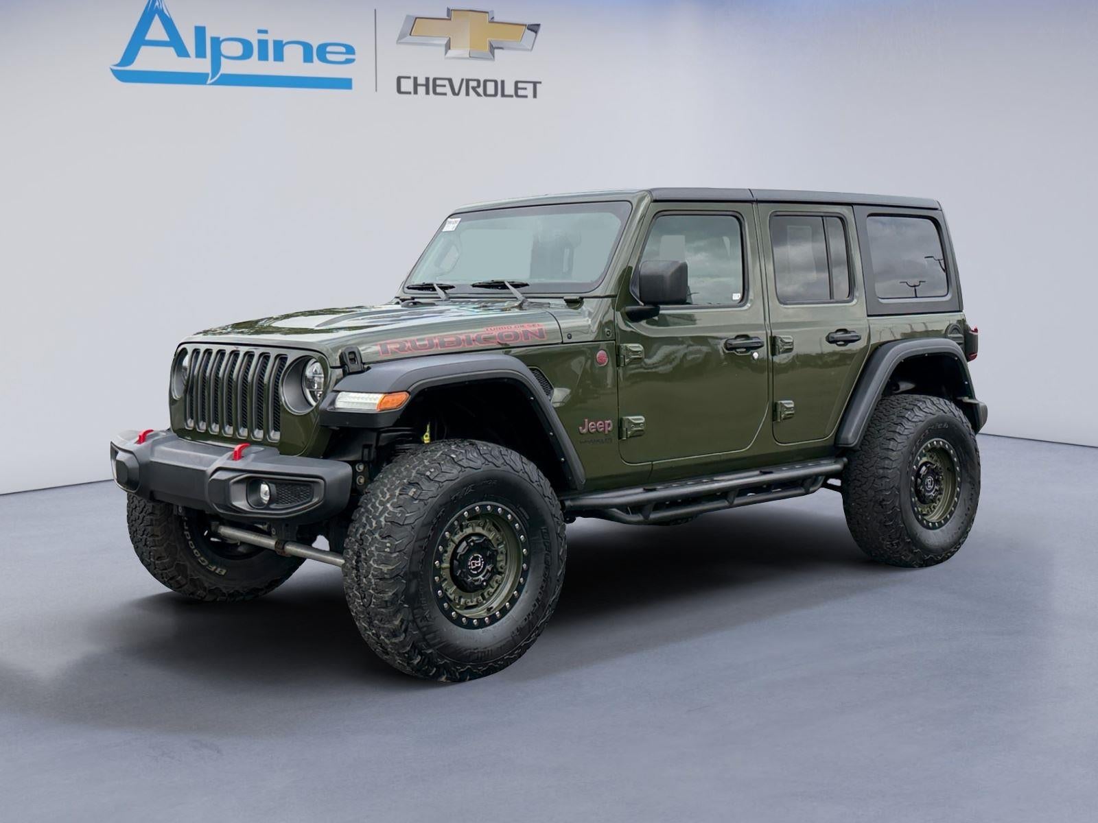Green 2022 Jeep Wrangler SUV / Crossover Four-Wheel Drive 8-Speed Automatic