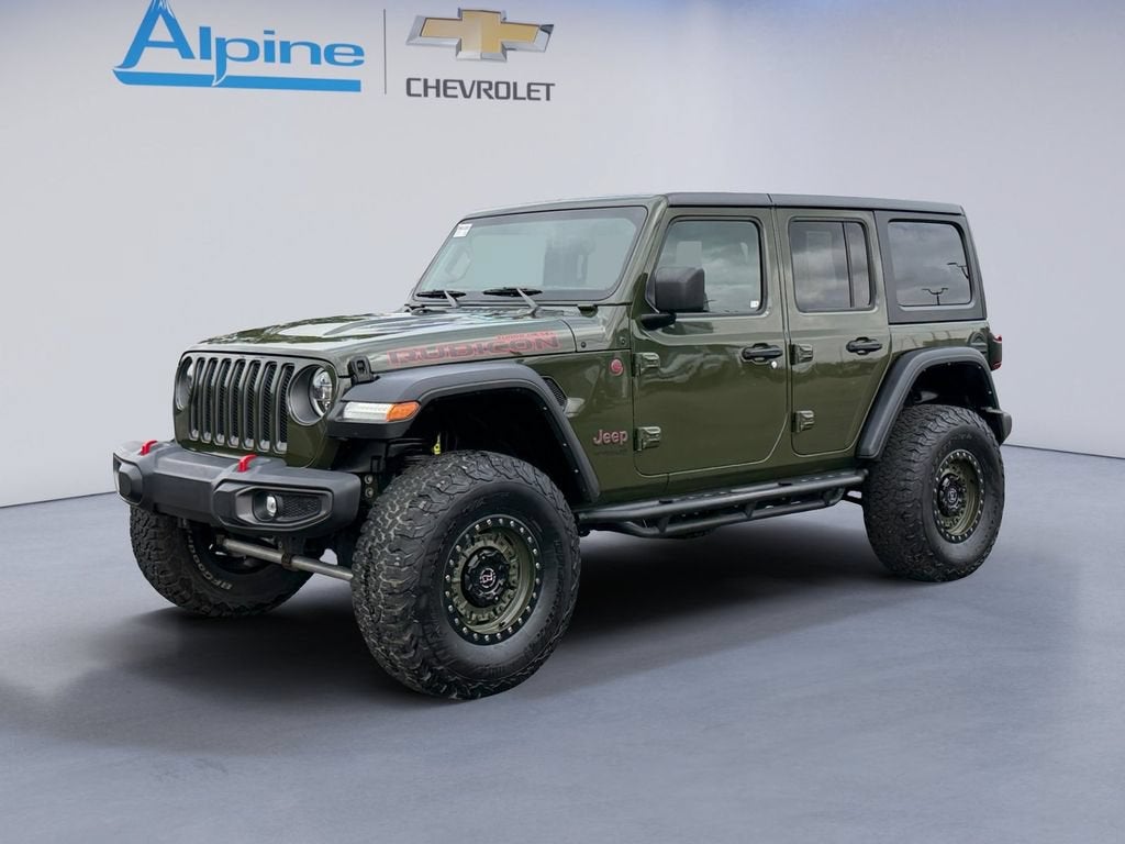 Green 2022 Jeep Wrangler SUV / Crossover Four-Wheel Drive 8-Speed Automatic