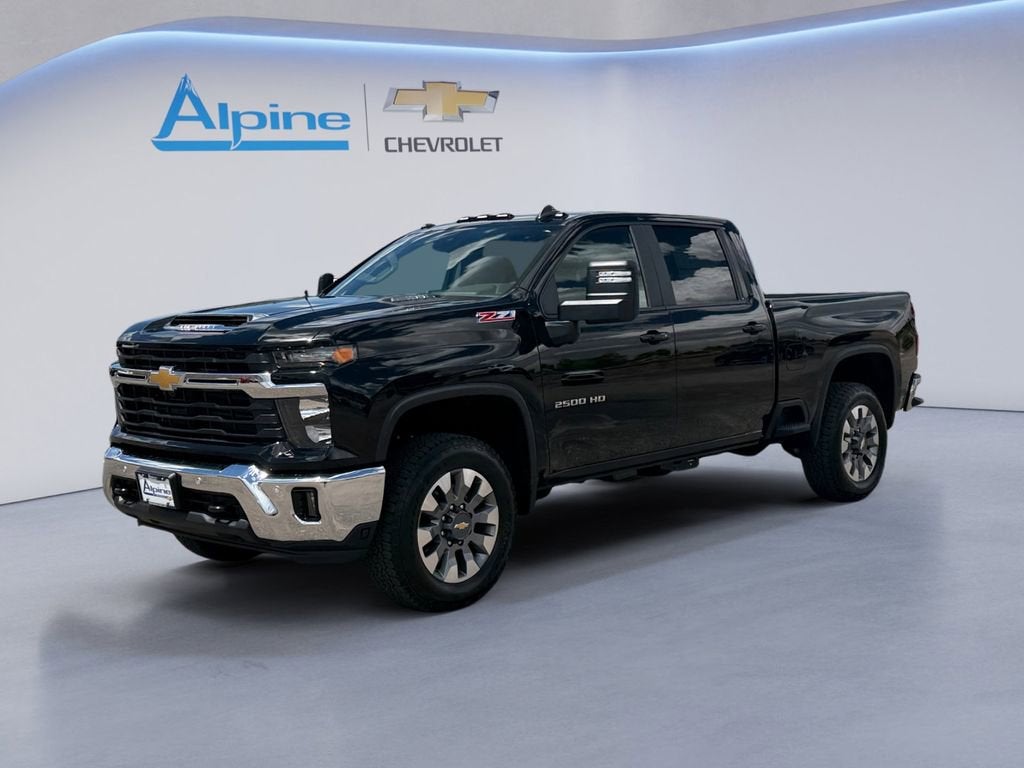 Black 2026 Chevrolet Silverado 2500HD LT Crew Cab 4WD Pickup Truck Four-Wheel Drive Automatic