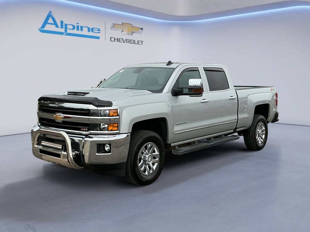 Silver Ice Metallic 2019 Chevrolet Silverado 3500HD Pickup Truck Four-Wheel Drive Automatic