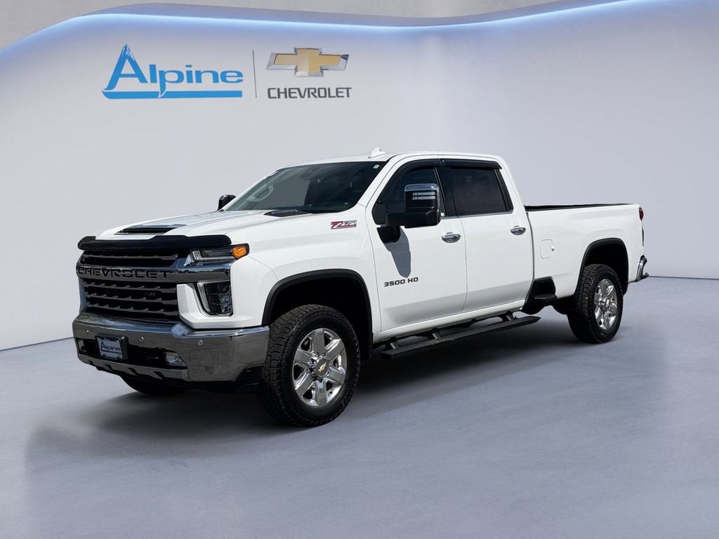 Summit White 2021 Chevrolet Silverado 3500HD Pickup Truck Four-Wheel Drive Automatic