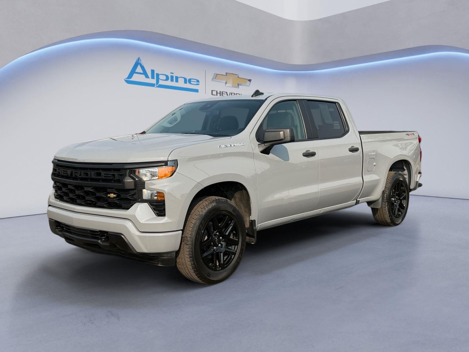 Gray 2024 Chevrolet Silverado 1500 Pickup Truck Four-Wheel Drive Automatic