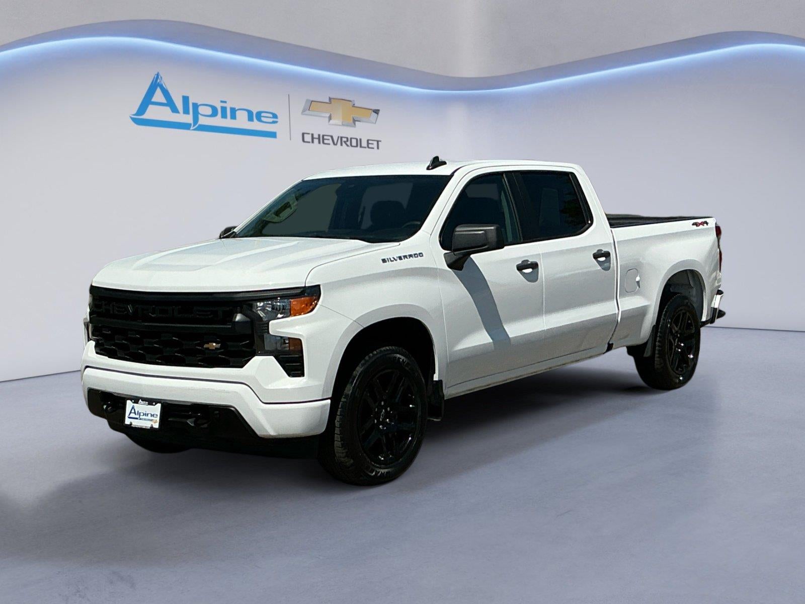 White 2024 Chevrolet Silverado 1500 Pickup Truck Four-Wheel Drive Automatic
