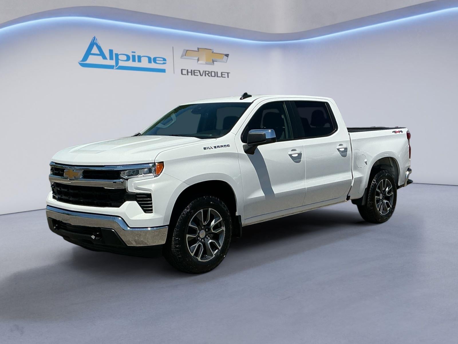 White 2024 Chevrolet Silverado 1500 Pickup Truck Four-Wheel Drive Automatic
