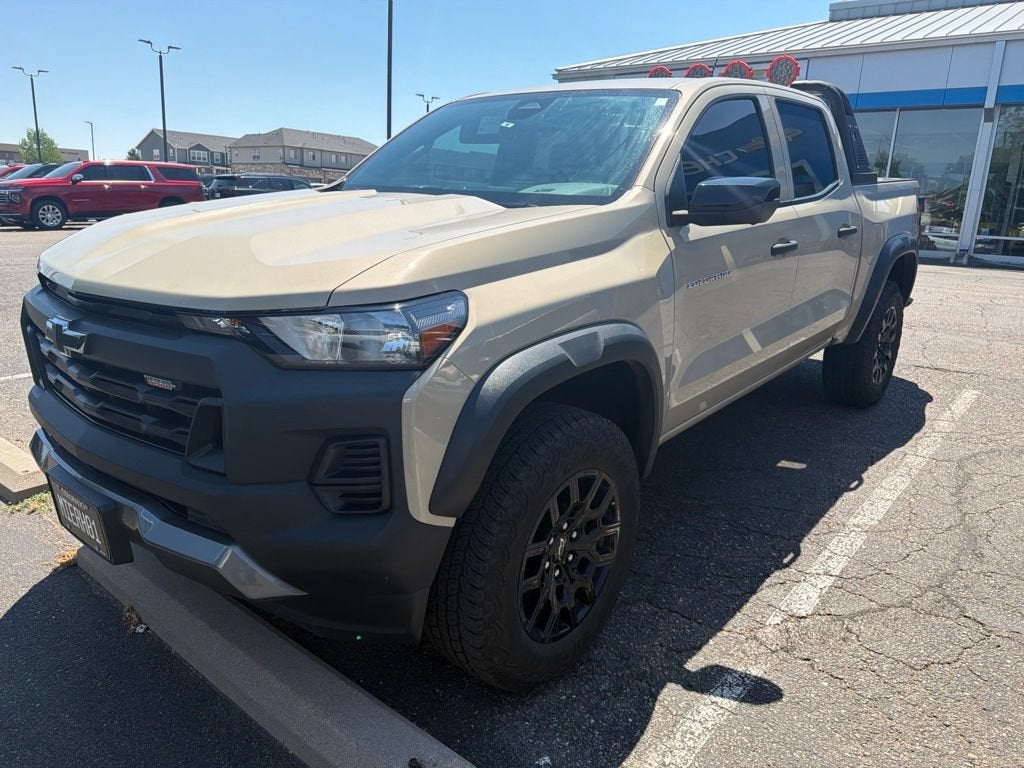 Sand Dune Metallic 2023 Chevrolet Colorado Pickup Truck Four-Wheel Drive Automatic