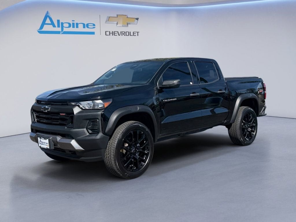 Black 2023 Chevrolet Colorado Pickup Truck Four-Wheel Drive Automatic