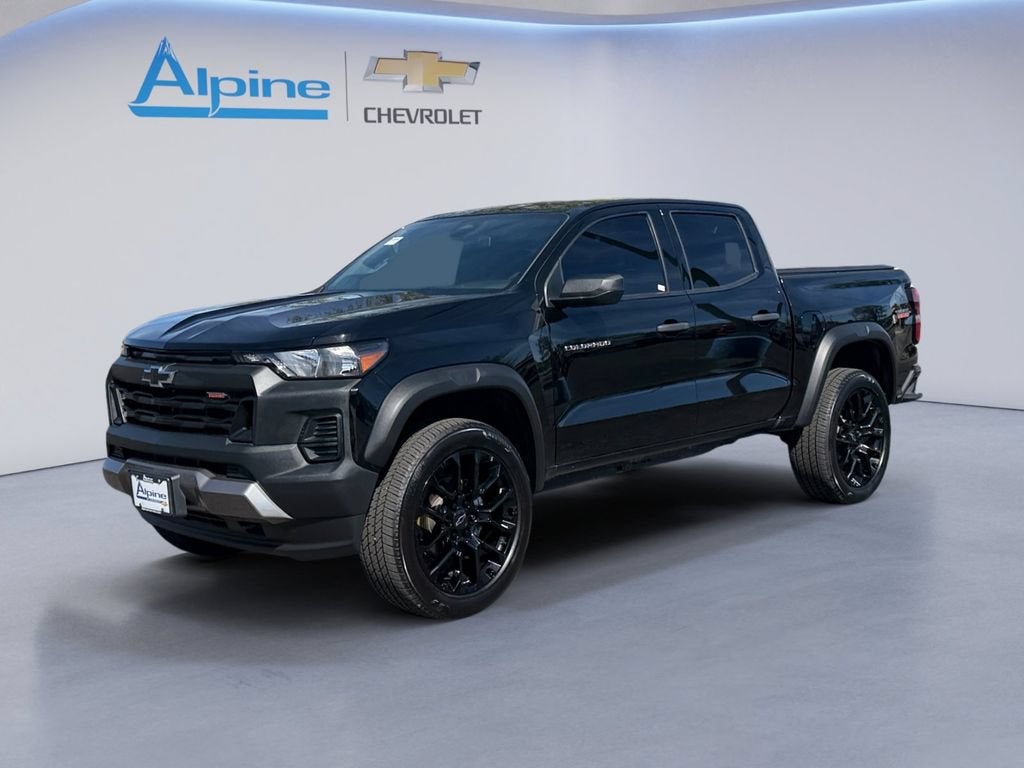 Black 2023 Chevrolet Colorado Pickup Truck Four-Wheel Drive Automatic