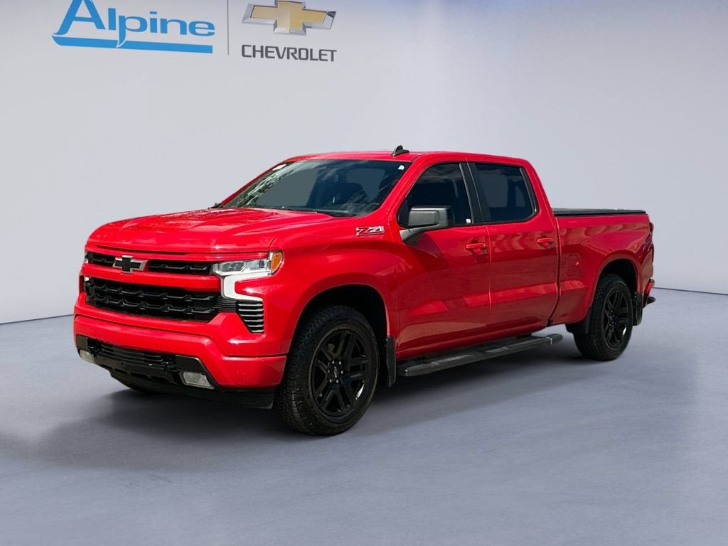 Red 2023 Chevrolet Silverado 1500 Pickup Truck Four-Wheel Drive Automatic