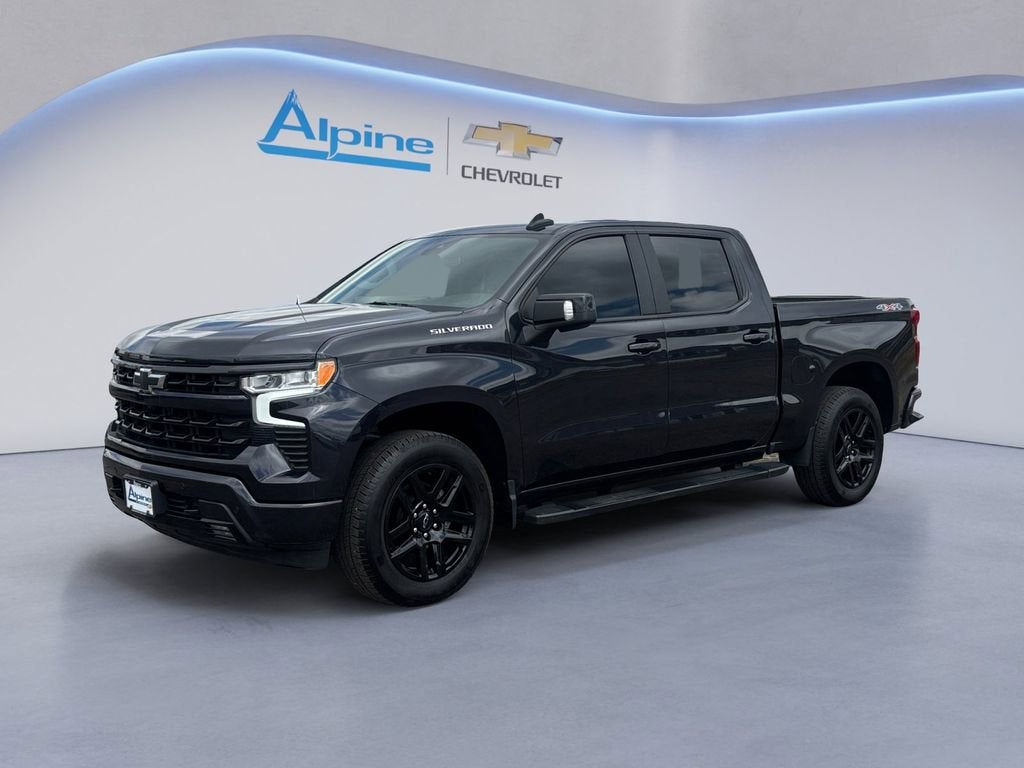 Dark Ash Metallic 2024 Chevrolet Silverado 1500 Pickup Truck Four-Wheel Drive Automatic