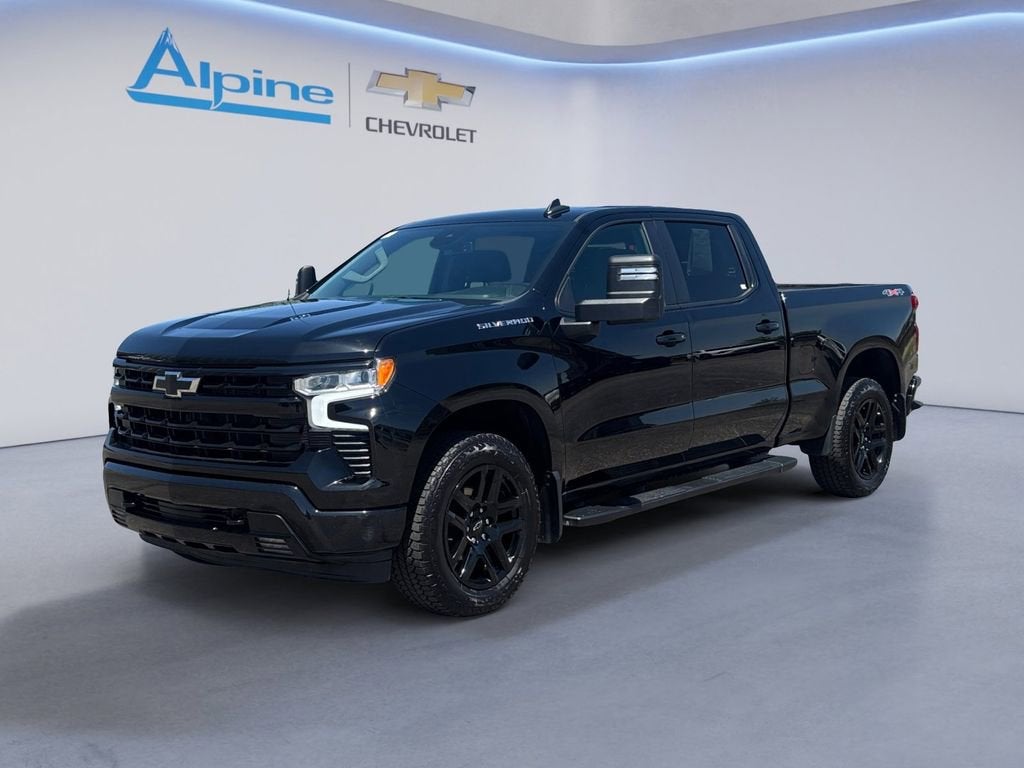 Black 2024 Chevrolet Silverado 1500 Pickup Truck Four-Wheel Drive Automatic