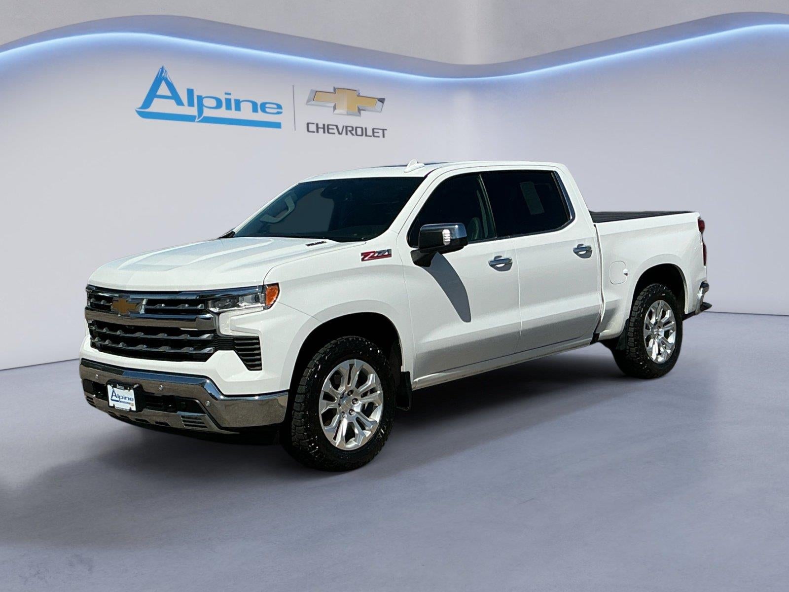 White 2023 Chevrolet Silverado 1500 Pickup Truck Four-Wheel Drive Automatic