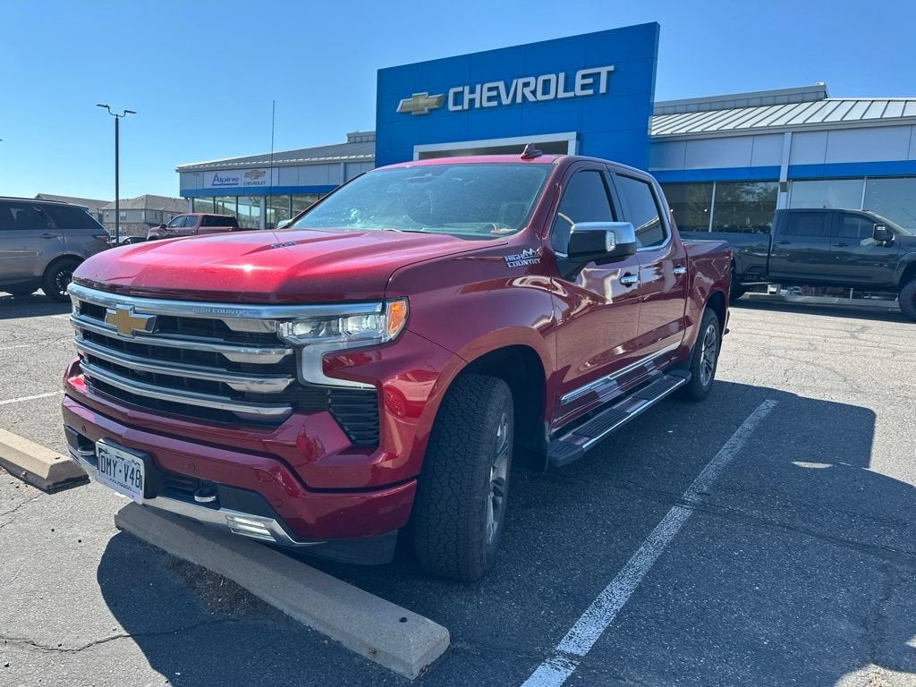 Radiant Red Tintcoat 2025 Chevrolet Silverado 1500 Pickup Truck Four-Wheel Drive Automatic