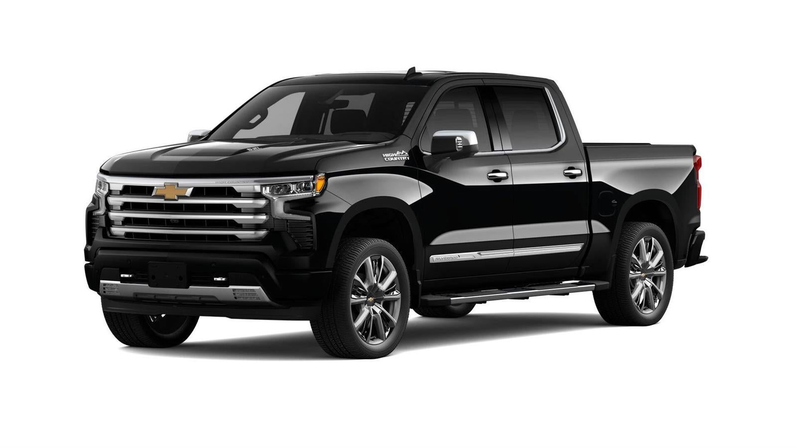 Black 2026 Chevrolet Silverado 1500 Pickup Truck Four-Wheel Drive Automatic