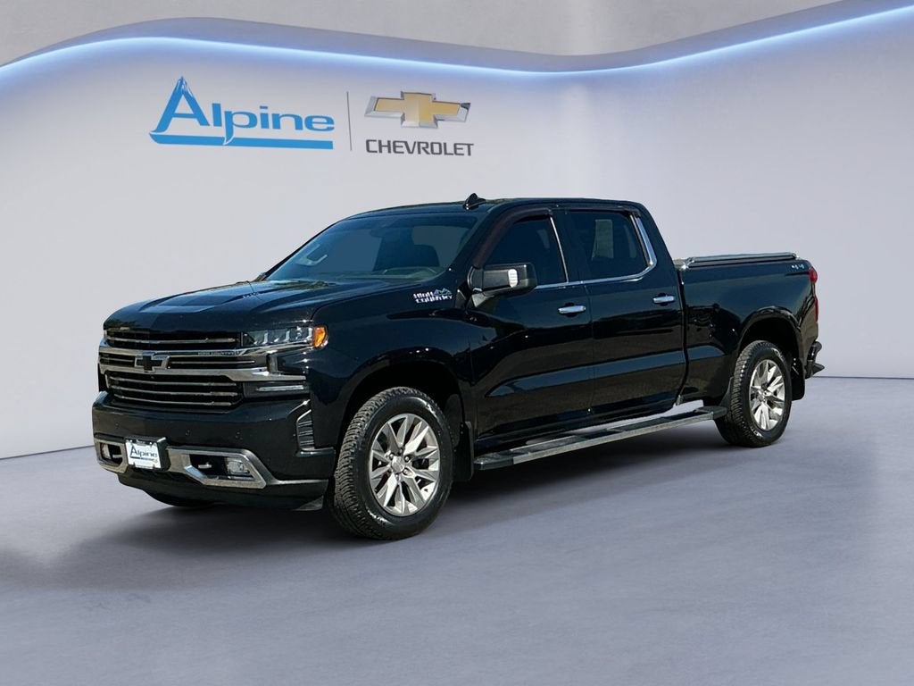 Black 2019 Chevrolet Silverado 1500 Pickup Truck Four-Wheel Drive Automatic