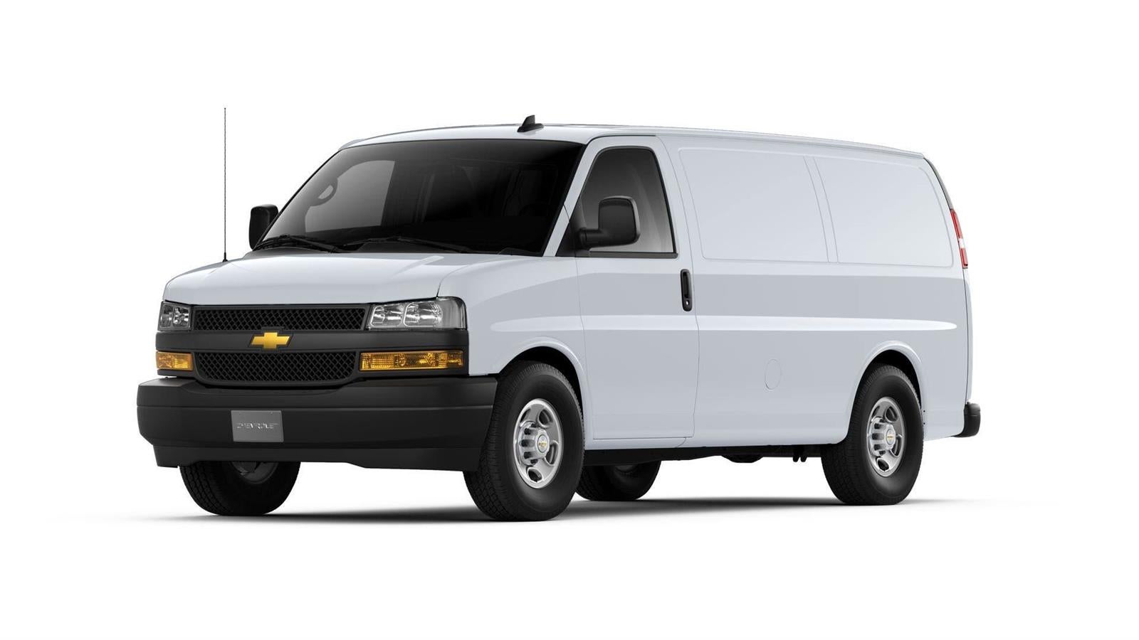 White 2026 Chevrolet Express Cargo Van Rear-Wheel Drive Automatic