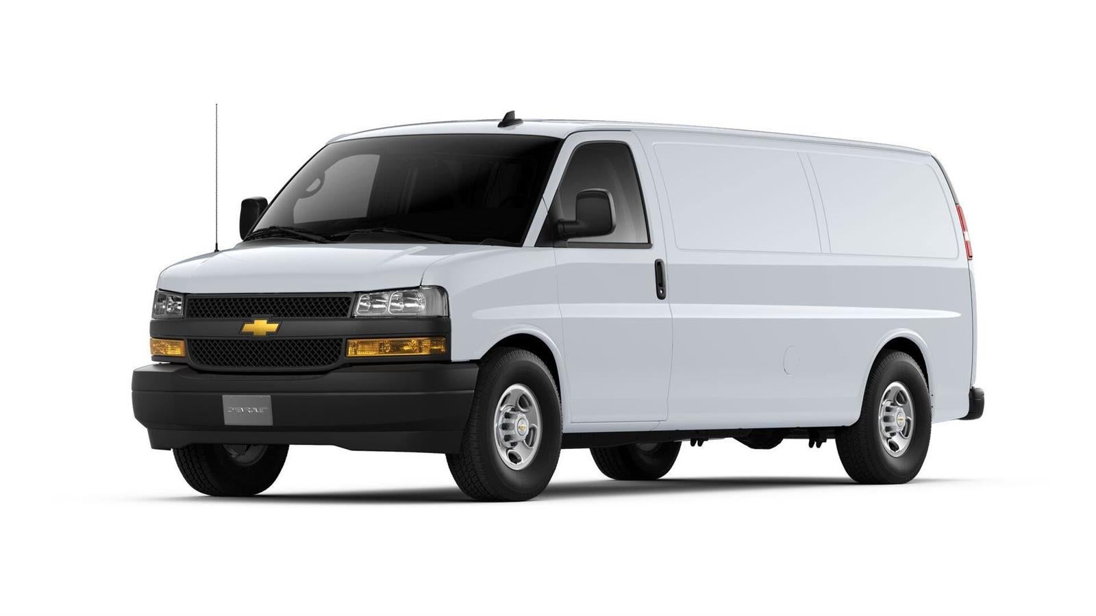 White 2026 Chevrolet Express Cargo Van Rear-Wheel Drive Automatic