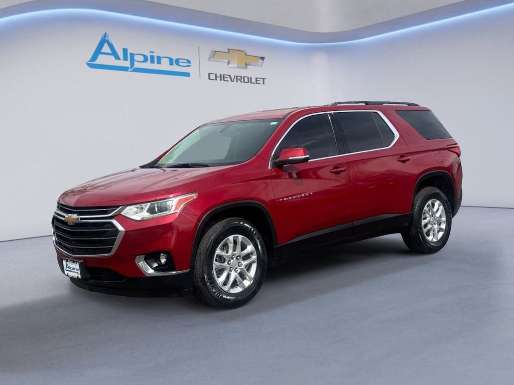 Cajun Red Tintcoat 2021 Chevrolet Traverse LT Cloth FWD SUV / Crossover Front-Wheel Drive Automatic