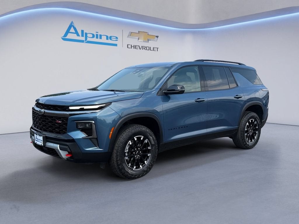 Lakeshore Blue Metallic 2025 Chevrolet Traverse SUV / Crossover Four-Wheel Drive Automatic