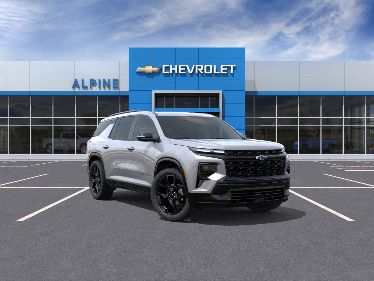 Sterling Gray Metallic 2026 Chevrolet Traverse SUV / Crossover Four-Wheel Drive Automatic