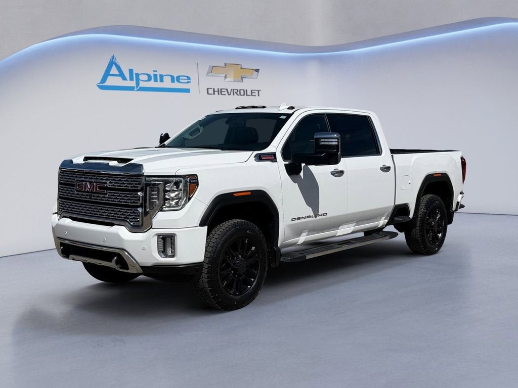 Couleur Extérieure Blanc Sommet 2021 GMC Sierra 2500HD Denali Crew Cab 4WD Pickup Truck Four-Wheel Drive Automatic