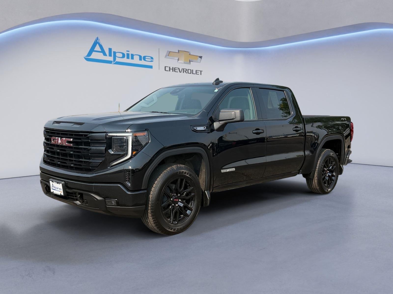 Onyx Black 2024 GMC Sierra 1500 Pickup Truck Four-Wheel Drive Automatic