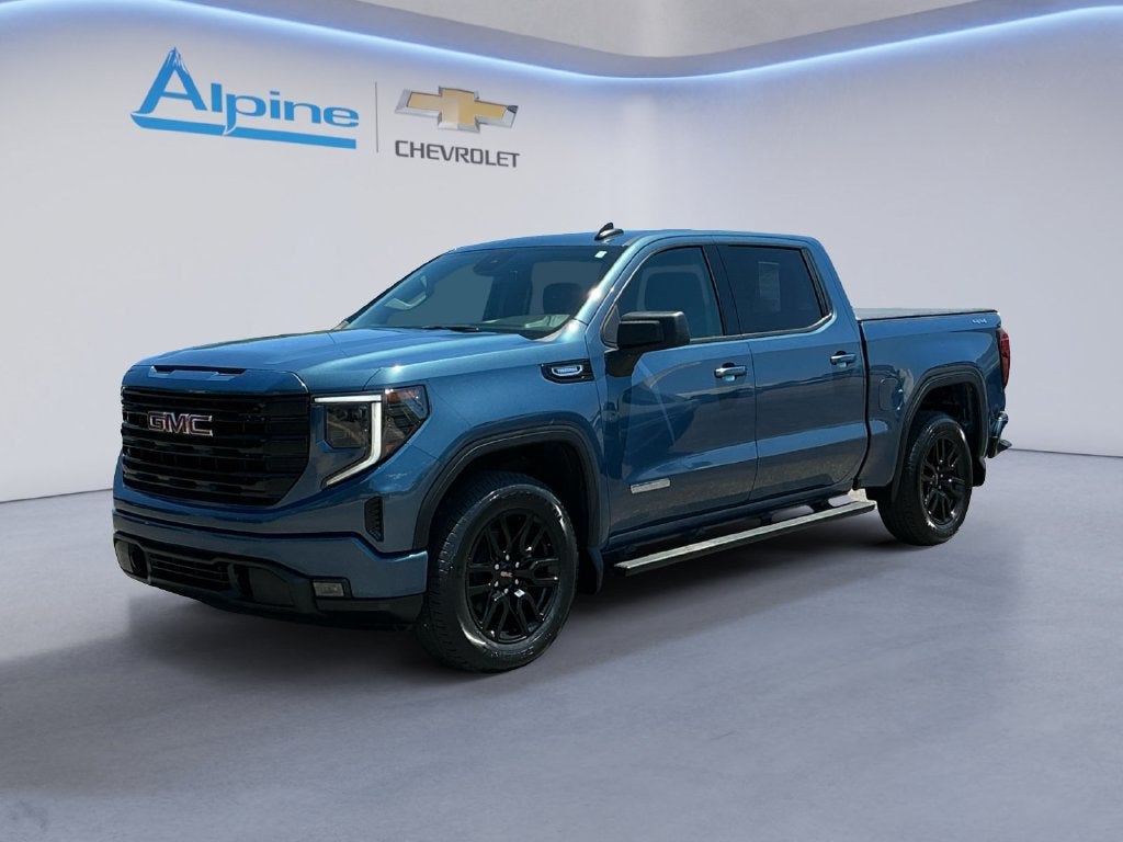 Blue 2025 GMC Sierra 1500 Pickup Truck Four-Wheel Drive Automatic