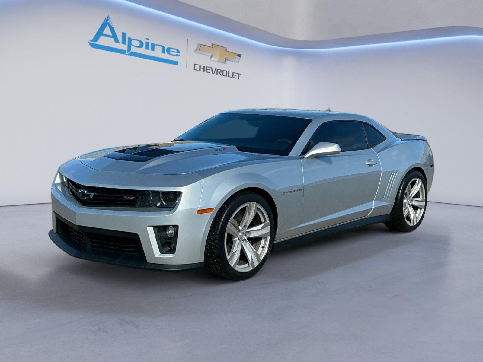 Silver 2013 Chevrolet Camaro Coupe Rear-Wheel Drive Manual