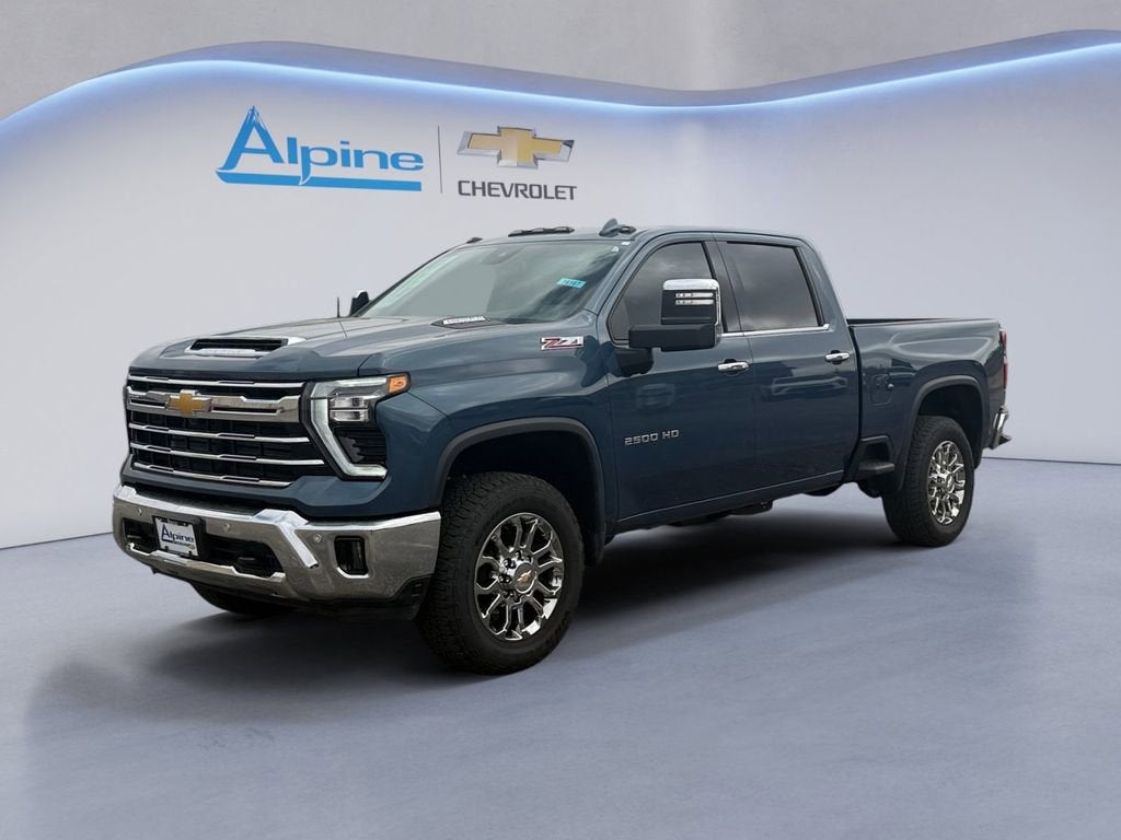 Lakeshore Blue Metallic 2026 Chevrolet Silverado 2500HD LTZ Crew Cab 4WD Pickup Truck Four-Wheel Drive Automatic