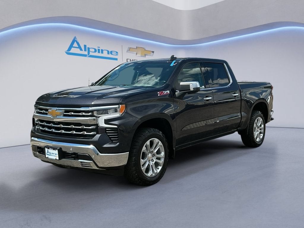 Dark Ash Metallic 2023 Chevrolet Silverado 1500 Pickup Truck Four-Wheel Drive Automatic