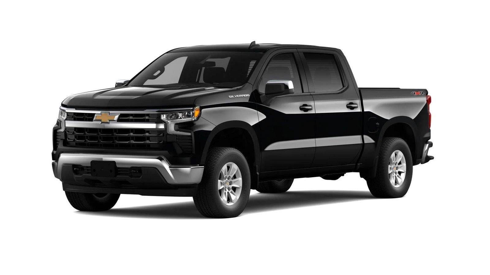 Black 2026 Chevrolet Silverado 1500 Pickup Truck Four-Wheel Drive Automatic