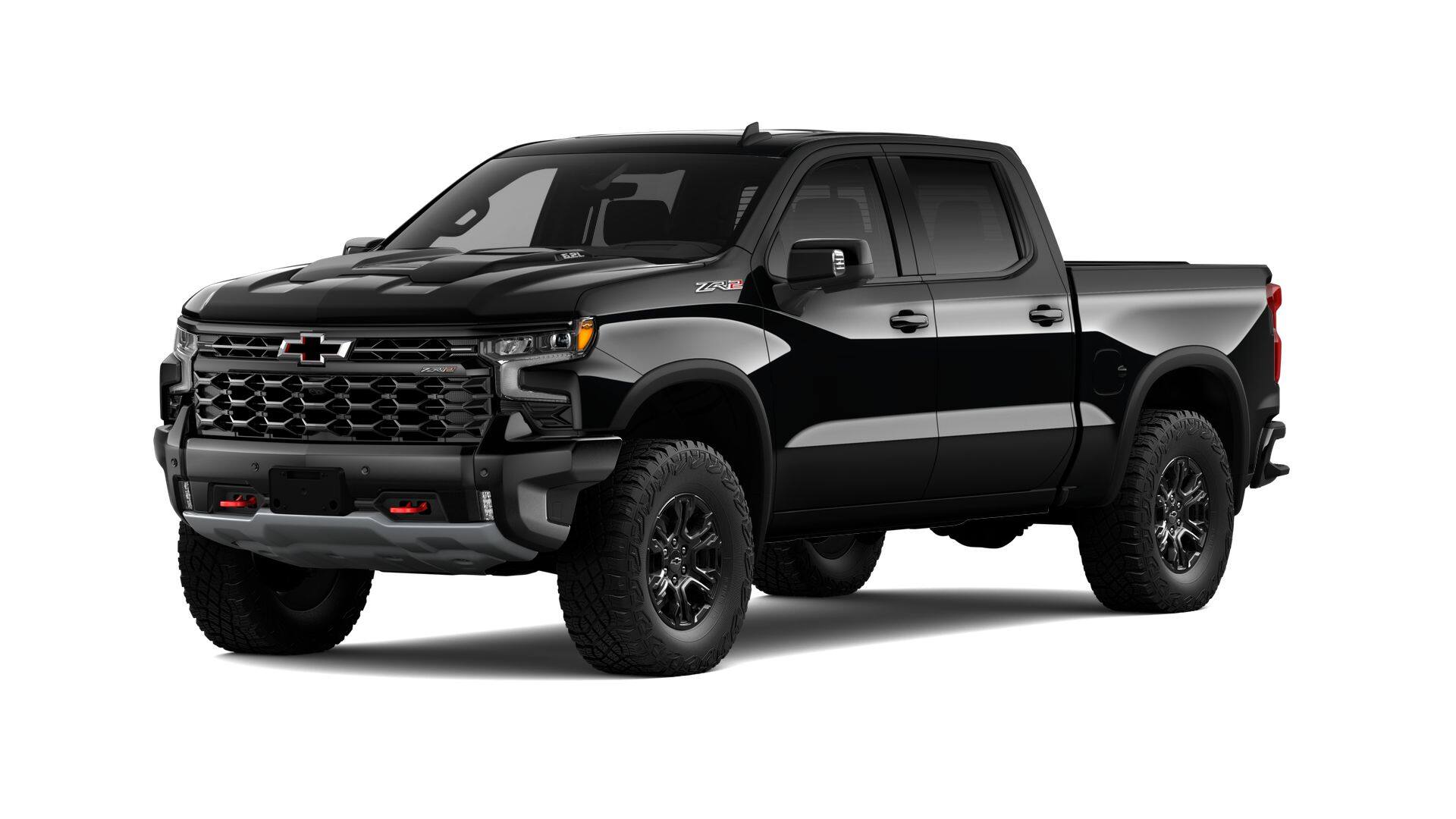 Black 2026 Chevrolet Silverado 1500 Pickup Truck Four-Wheel Drive Automatic