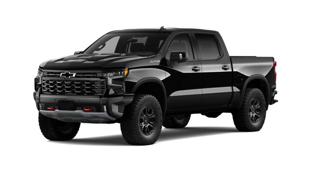 Black 2026 Chevrolet Silverado 1500 Pickup Truck Four-Wheel Drive Automatic