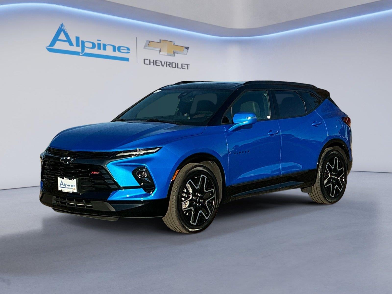 Blue 2024 Chevrolet Blazer SUV / Crossover All-Wheel Drive Automatic