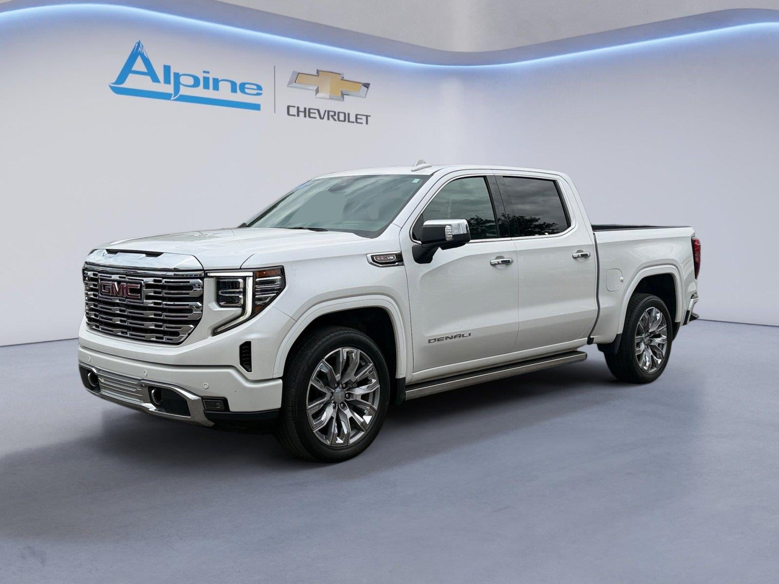 White 2024 GMC Sierra 1500 Pickup Truck Four-Wheel Drive Automatic