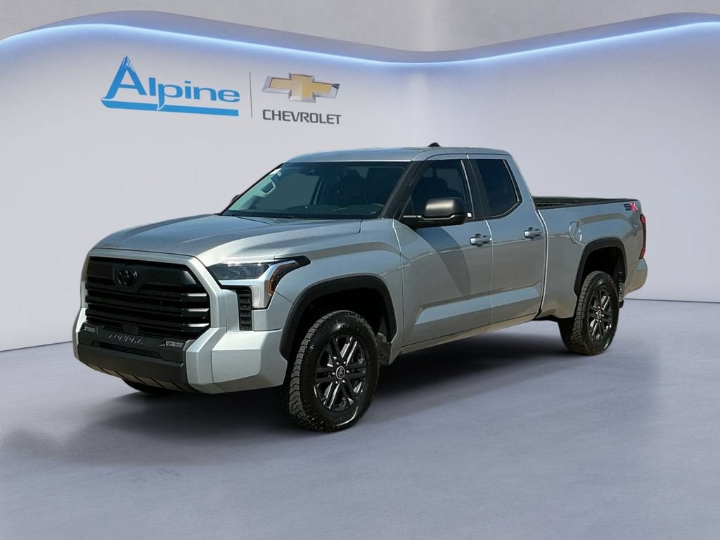 Gray 2024 Toyota Tundra Pickup Truck Four-Wheel Drive Automatic