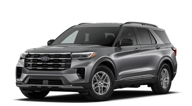 Carbonized Gray Metallic 2026 Ford Explorer SUV / Crossover Rear-Wheel Drive Automatic