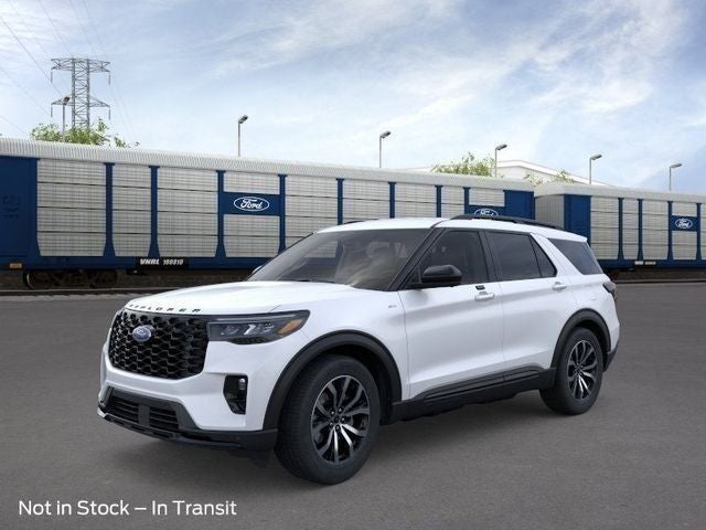 Star White Metallic Tri-Coat 2026 Ford Explorer SUV / Crossover Rear-Wheel Drive Automatic