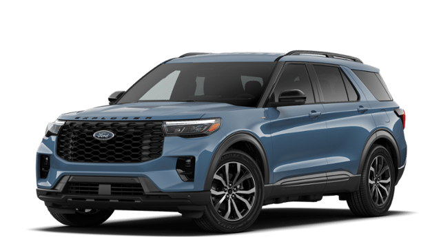 Vapor Blue Metallic 2026 Ford Explorer SUV / Crossover Rear-Wheel Drive Automatic