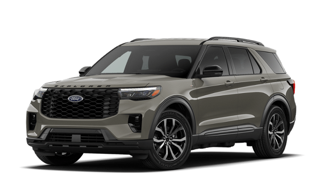 Marsh Gray 2026 Ford Explorer SUV / Crossover Rear-Wheel Drive Automatic