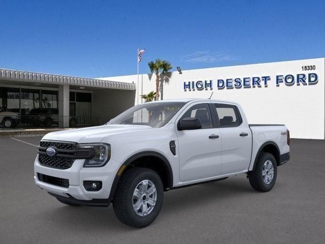 Oxford White 2025 Ford Ranger XL SuperCrew 4WD Pickup Truck Four-Wheel Drive Automatic