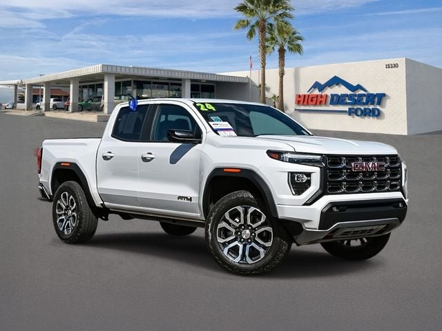 Summit White 2024 GMC Canyon Pickup Truck Four-Wheel Drive 8-Speed Automatic
