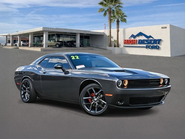 Gray (Granite Crystal Metallic Clearcoat) 2022 Dodge Challenger Coupe Rear-Wheel Drive 8-Speed Automatic