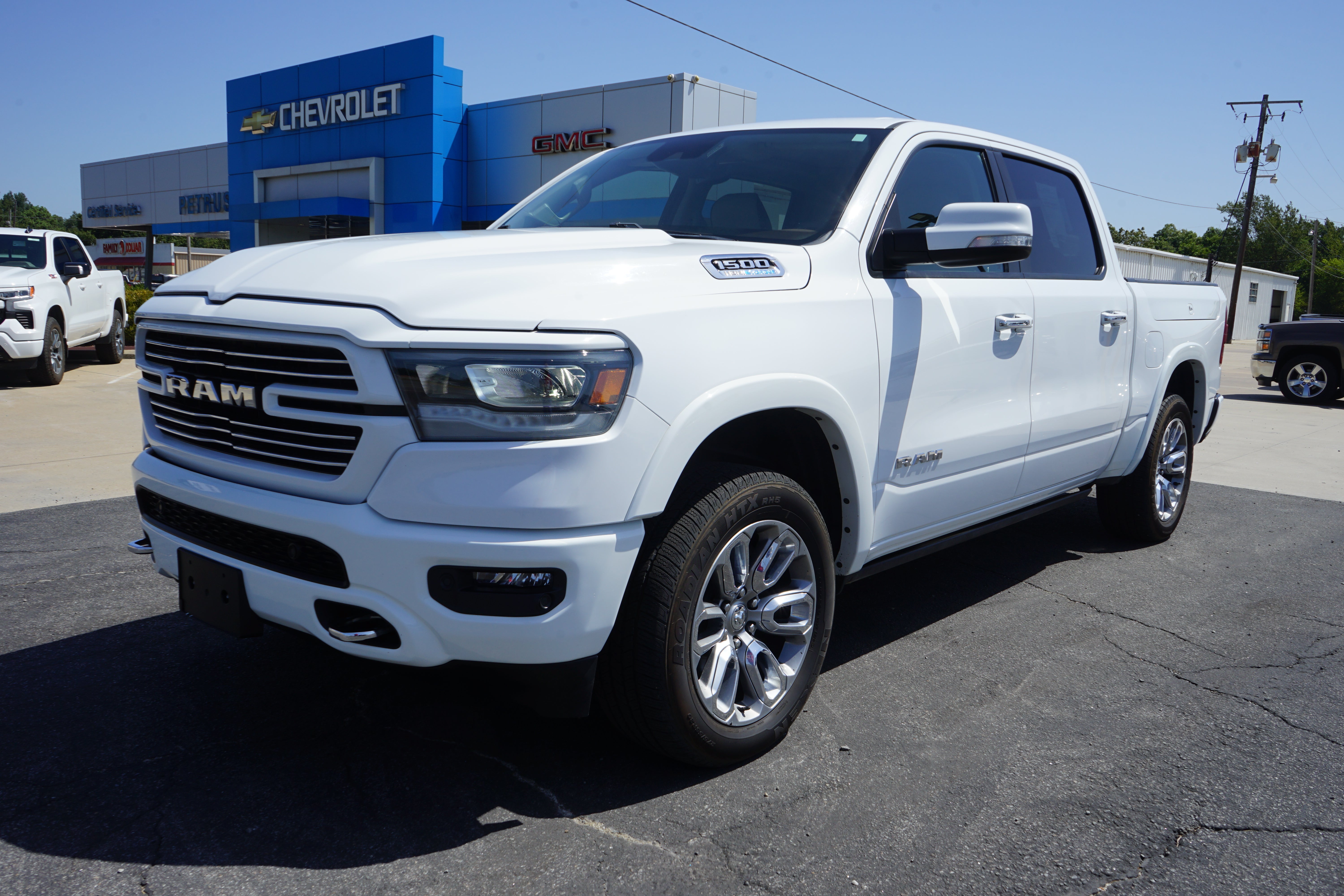 White 2022 RAM 1500 Pickup Truck Four-Wheel Drive Automatic