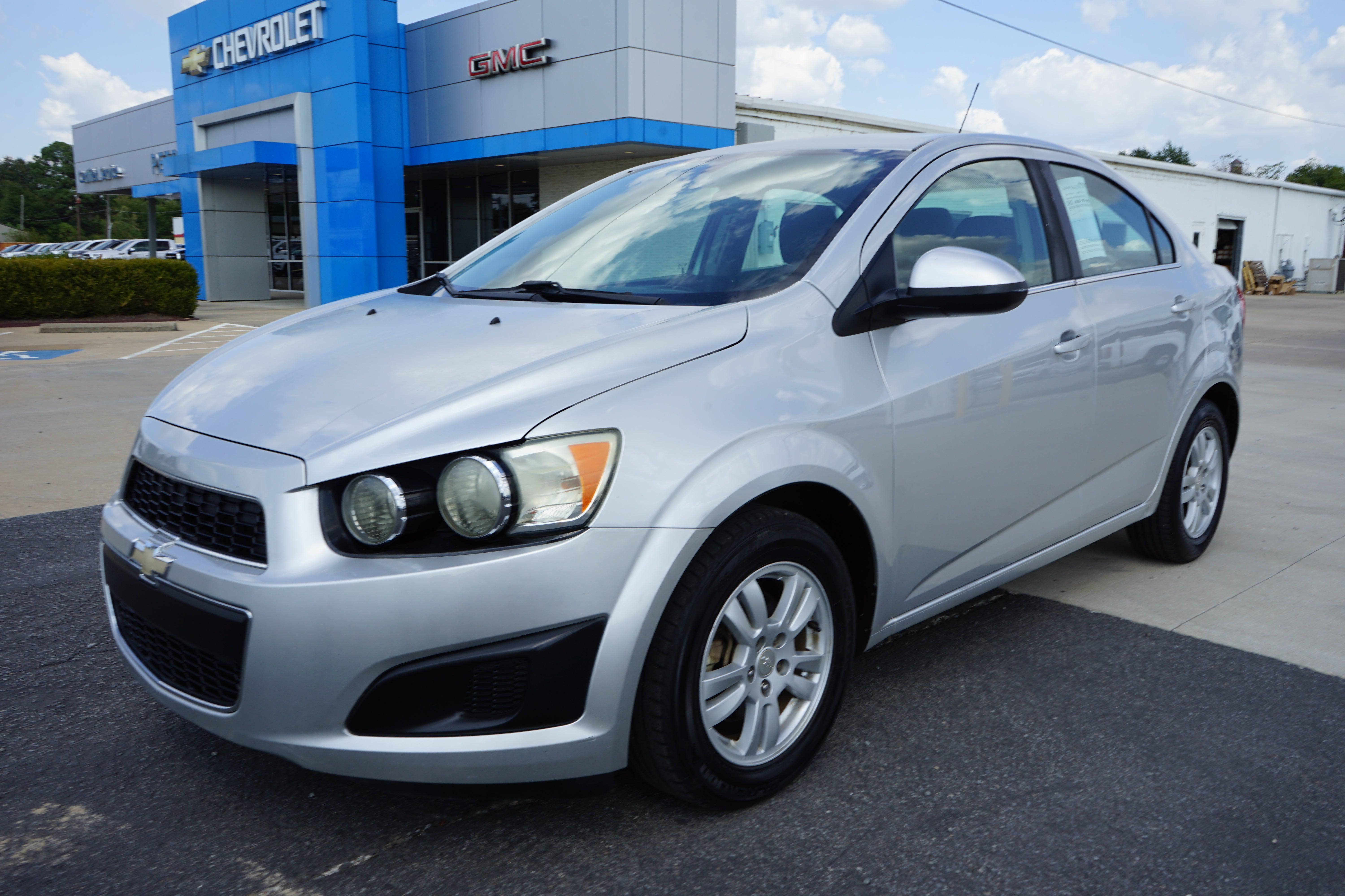 Silver Ice Metallic 2015 Chevrolet Sonic Sedan Front-Wheel Drive Automatic