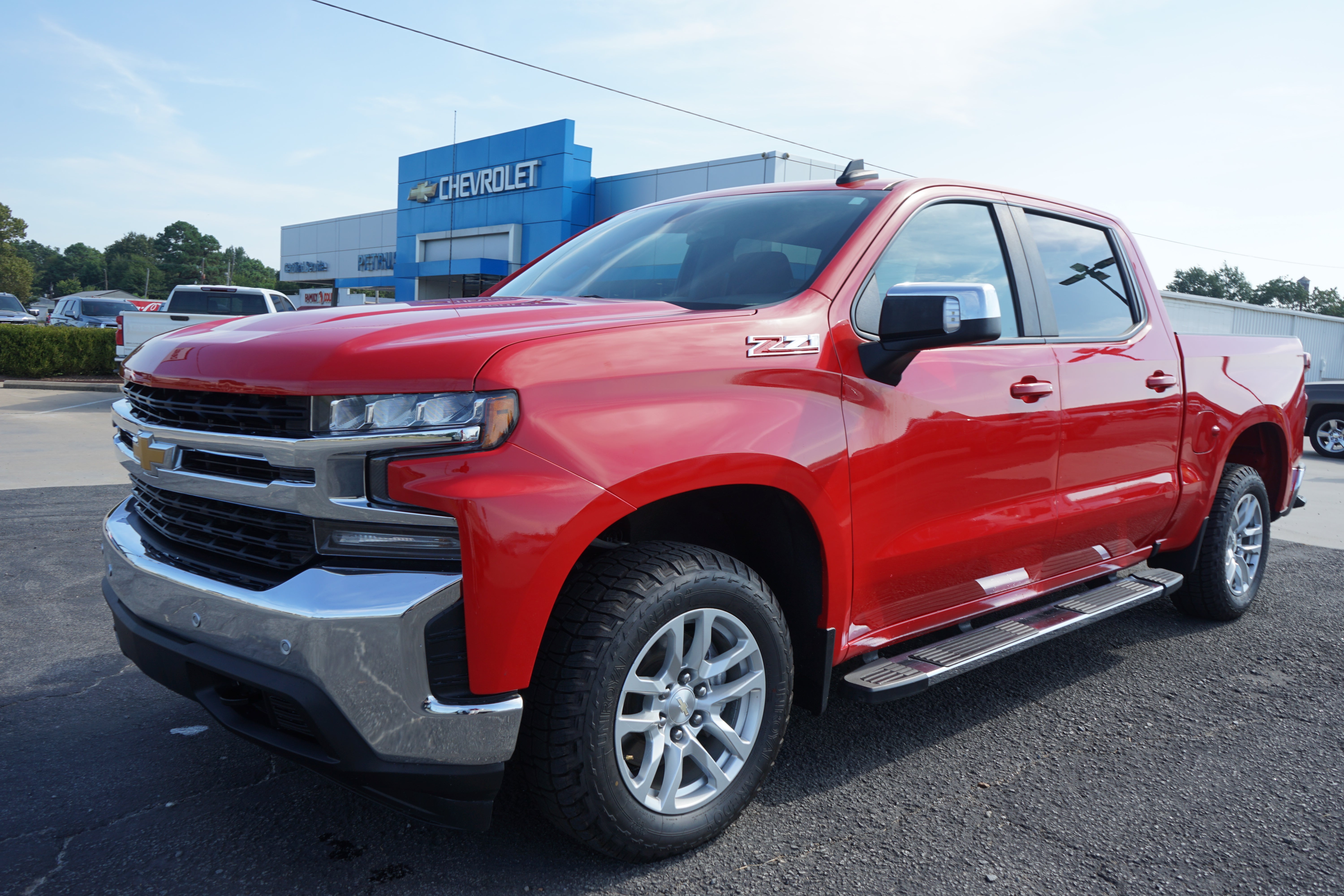 Red Hot 2022 Chevrolet Silverado 1500 Pickup Truck Four-Wheel Drive Automatic