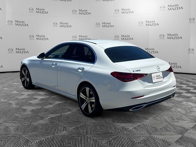 Used 2022 Polar White Mercedes-Benz C 300 image 3
