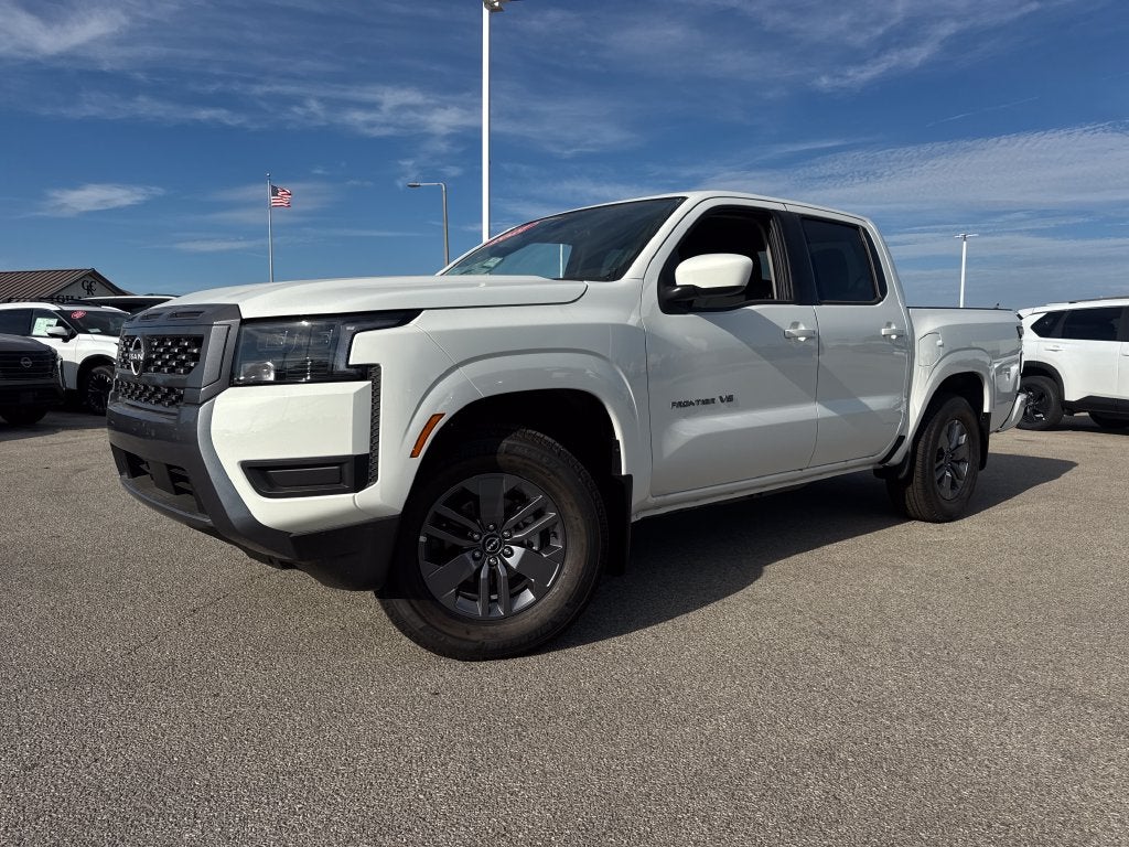 Glacier White 2027 Nissan Frontier Pickup Truck 4X2 9-Speed Automatic Overdrive