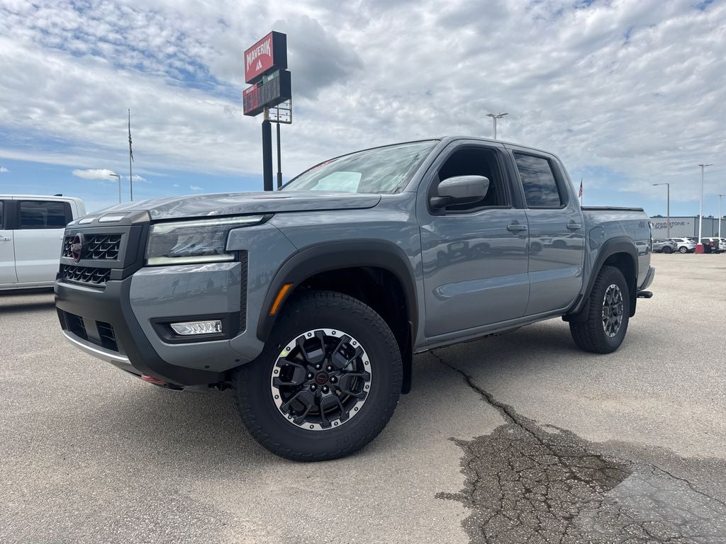 Boulder Gray 2026 Nissan Frontier Pickup Truck Four-Wheel Drive 9-Speed Automatic Overdrive